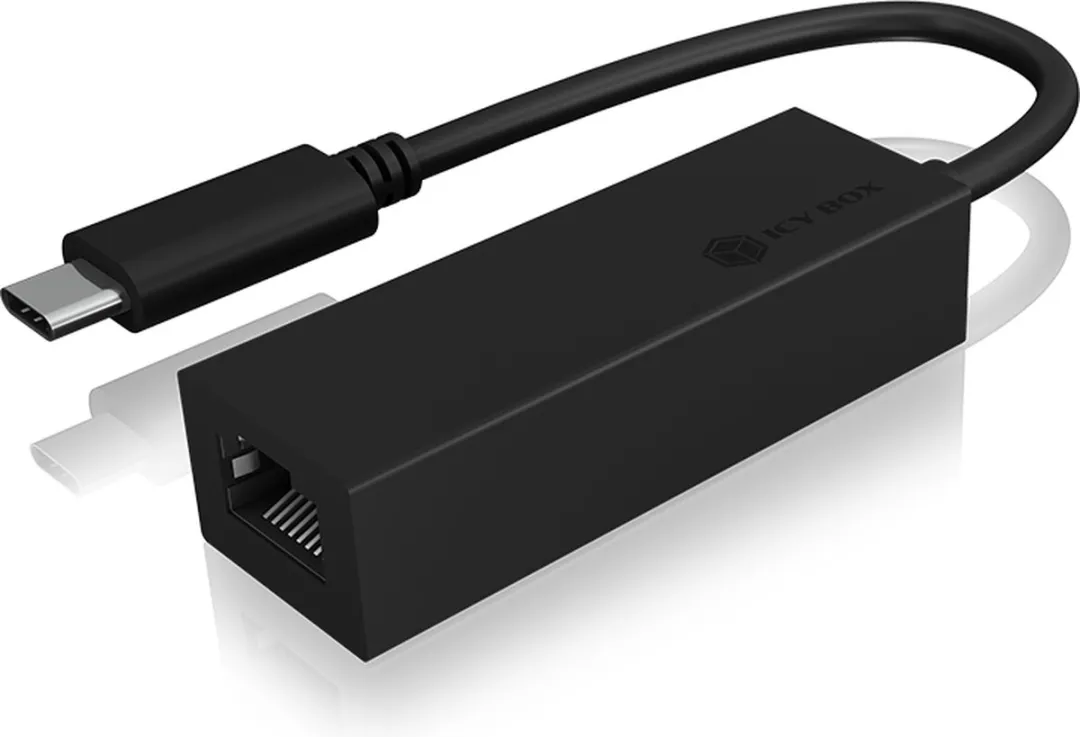 Icy Box IB-LAN100-C3 Ethernet Adapter 1000 Mbit/s - Zwart