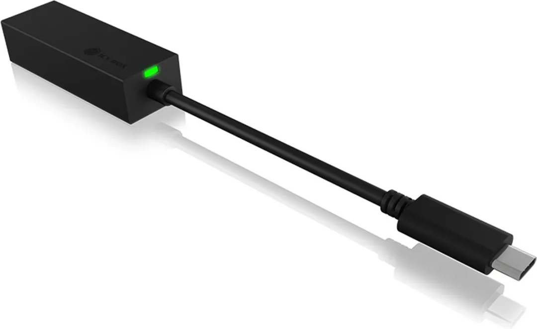 Icy Box IB-LAN100-C3 Ethernet Adapter 1000 Mbit/s - Zwart
