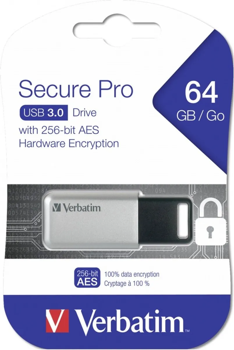 Verbatim Store 'n' Go Pro 98666 USB-stick 64GB - Zilver-zwart - afbeelding 6 van 6