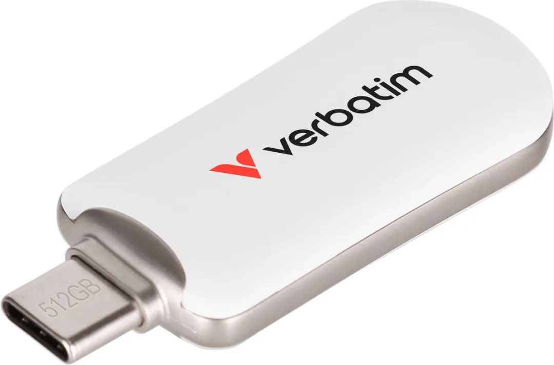 Verbatim 30231 USB Flash Drive 512GB - Type-C Wit - afbeelding 4 van 6