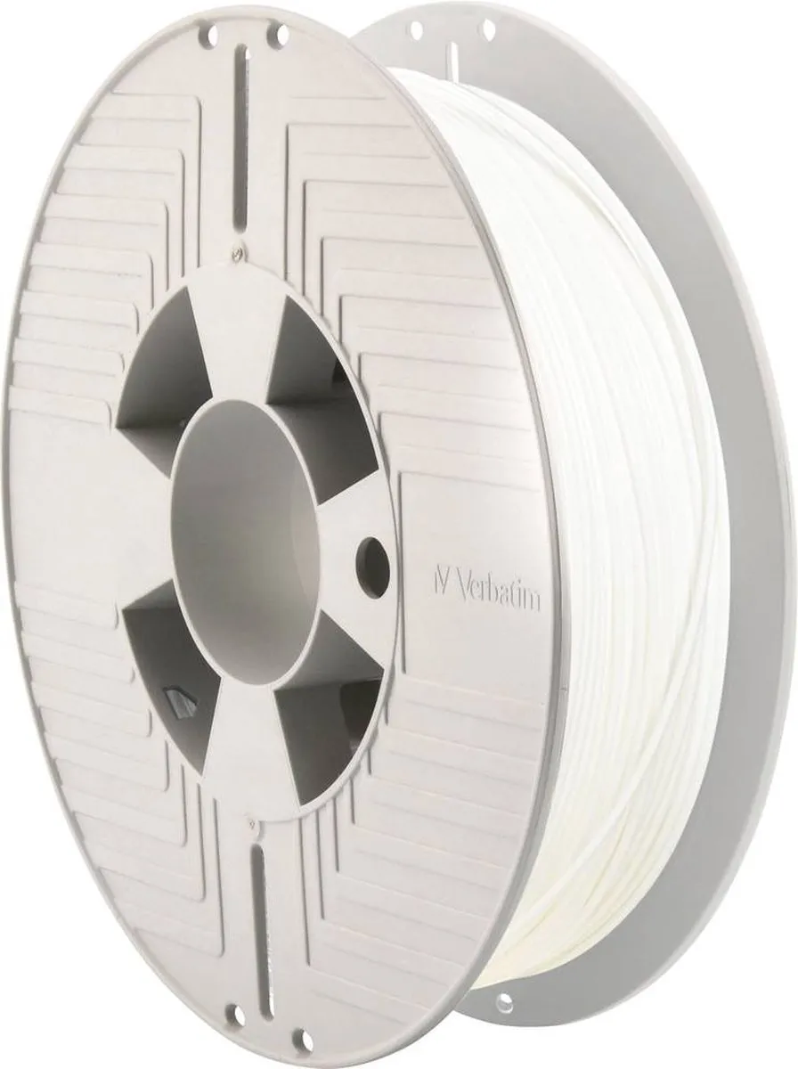 Verbatim Durabio 55150 3D Printer Filament 1.75mm - 0.5Kg Wit