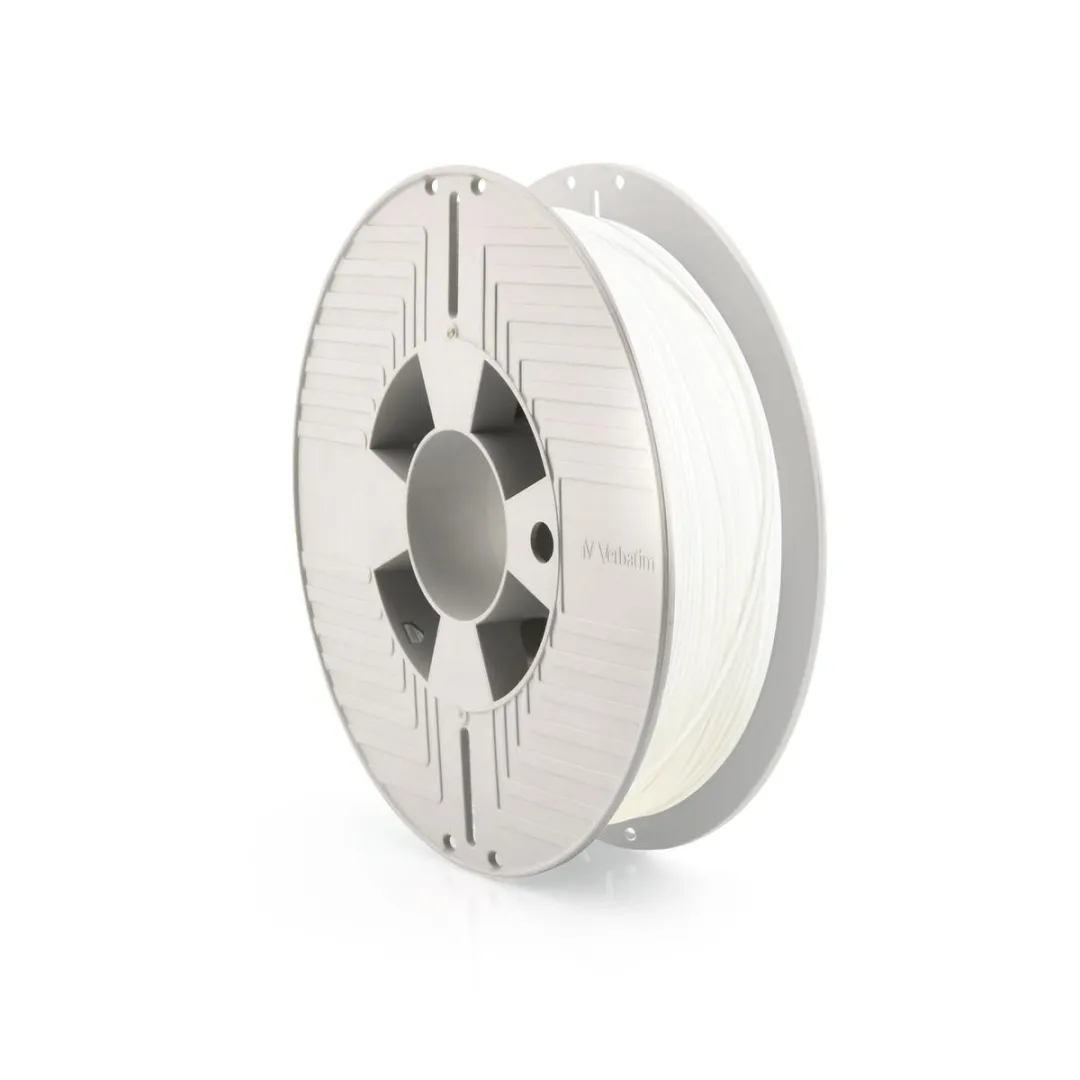 Verbatim Durabio 55150 3D Printer Filament 1.75mm - 0.5Kg Wit