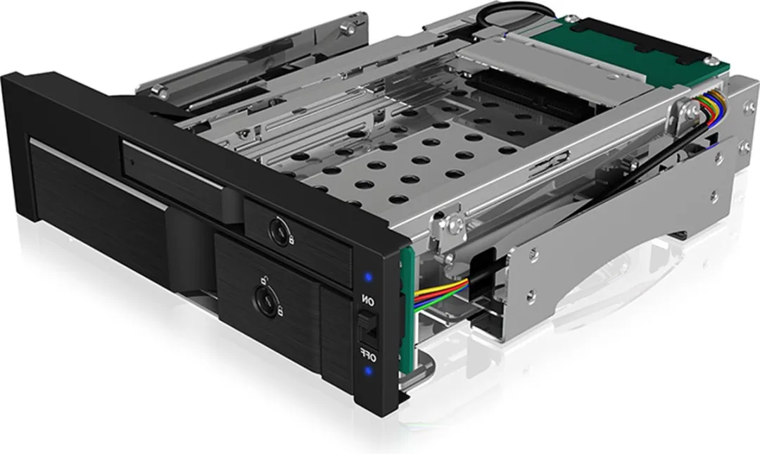 Icy Box IB-173SSK 5.25" HDD-inbouwframe - 1x 3.5" & 1x 2.5"