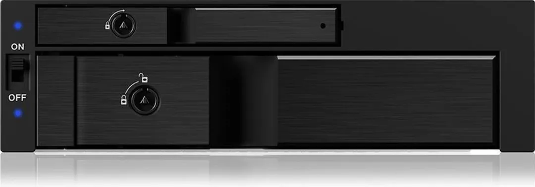 Icy Box IB-173SSK 5.25" HDD-inbouwframe - 1x 3.5" & 1x 2.5"