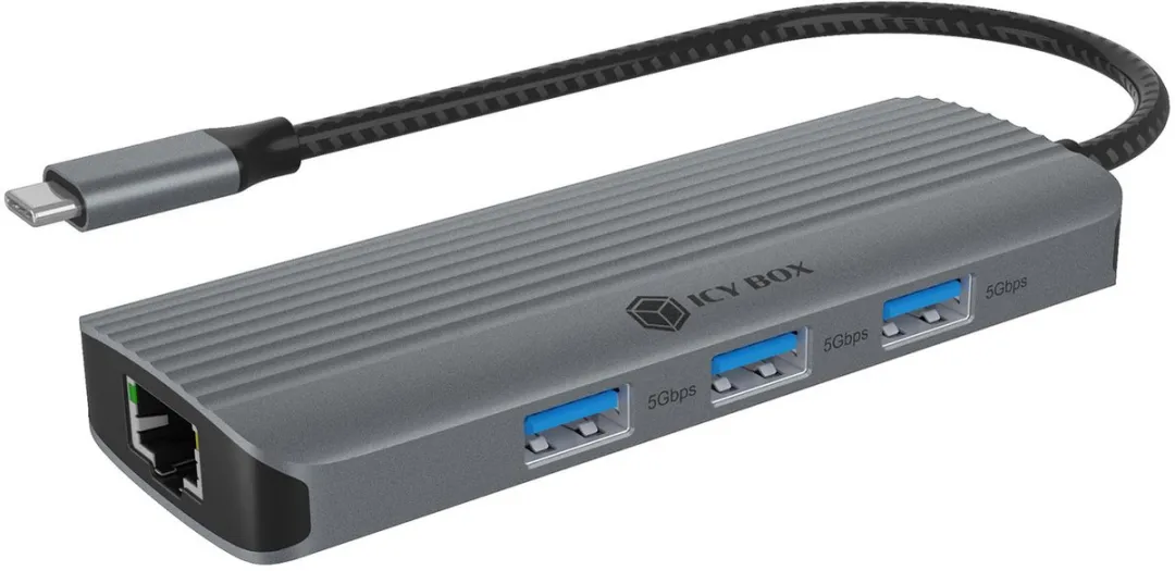 Icy Box IB-DK4034a-CPD USB 3.2 Gen 1 Type-C