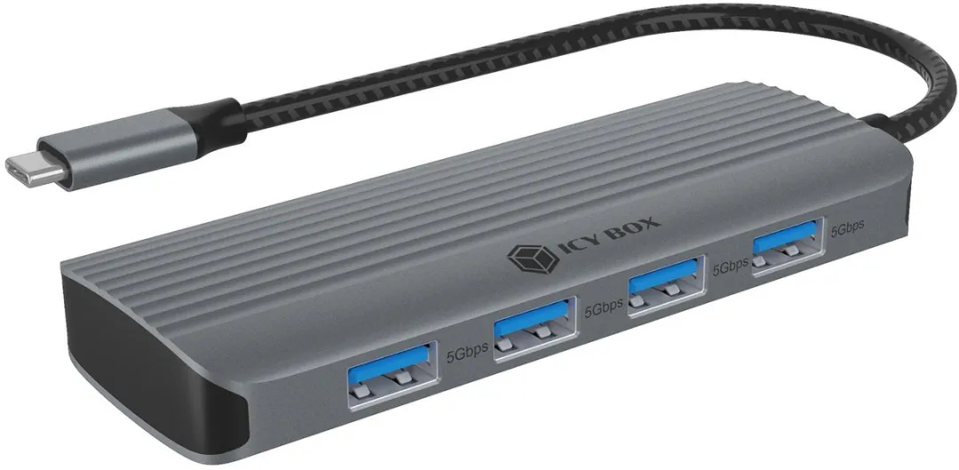 Icy Box IB-DK4022a-CPD USB 3.2 Gen 1 Type-C Behuizing