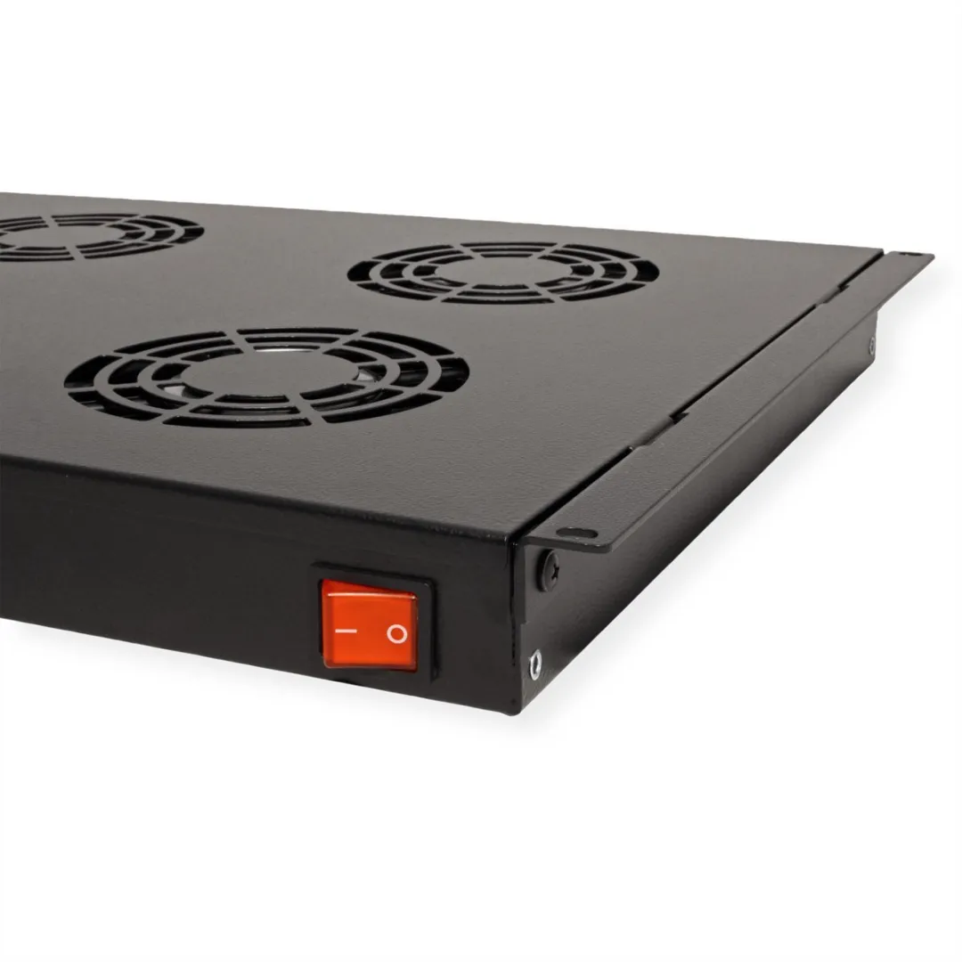 Roline 19-inch Ventilatorunit 4 Ventilatoren - Zwart - afbeelding 6 van 6