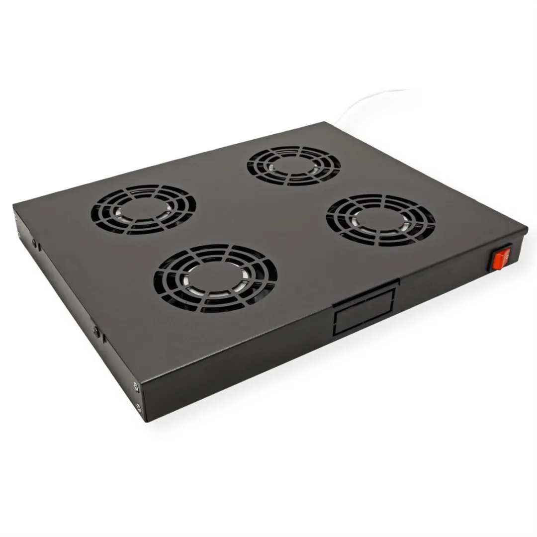 Roline 19-inch Ventilatorunit 4 Ventilatoren - Zwart - afbeelding 4 van 6