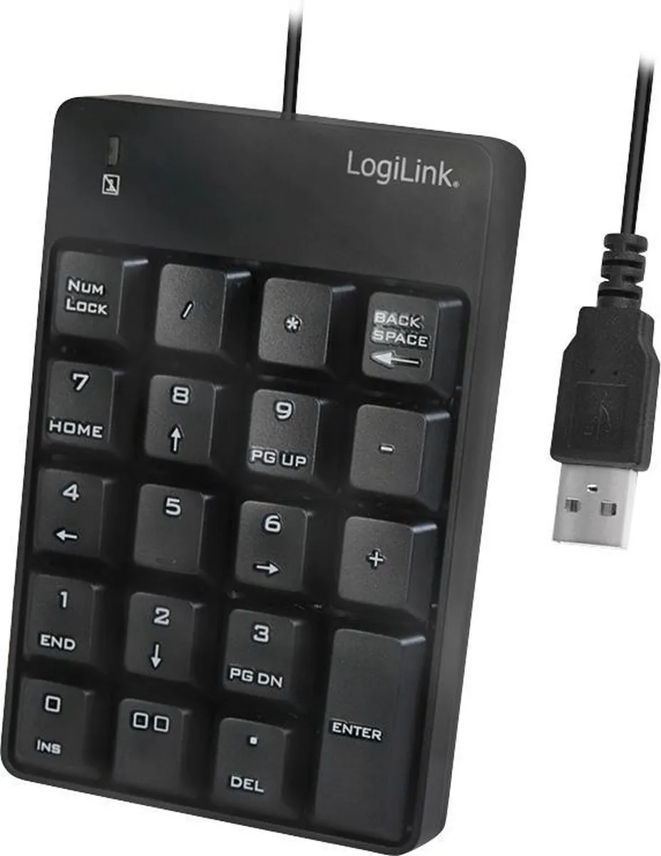 Logilink ID0184 Numeriek Toetsenbord - Zwart