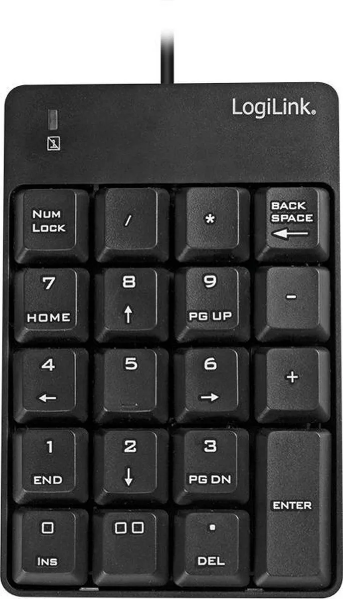 Logilink ID0184 Numeriek Toetsenbord - Zwart