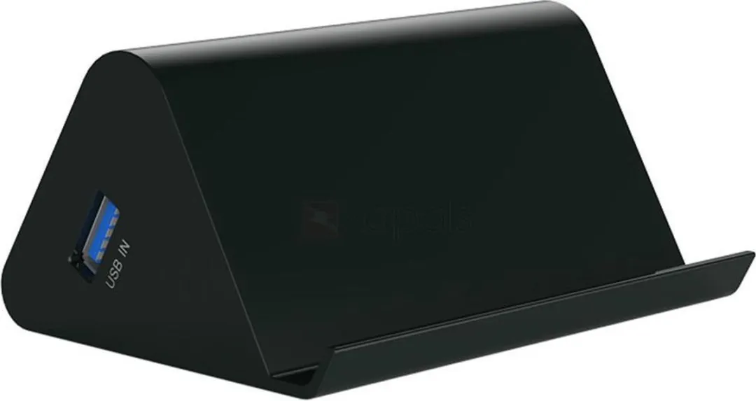 ORICO USB 3.0 Hub 4 Poorten met Smartphonehouder - Zwart