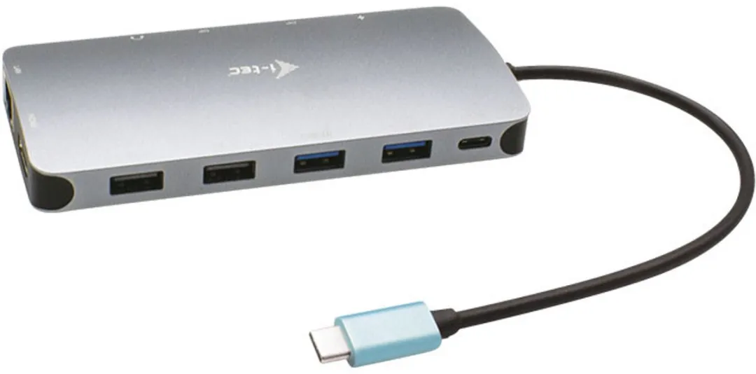 I-tec Metal USB-C Nano C31NANODOCKPROPD USB-C Docking Station - Grijs