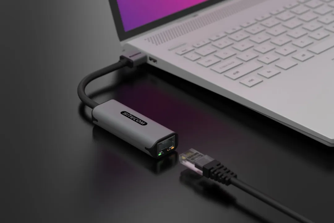 Sitecom AD-1004 USB-A naar Ethernet 1Gbit Adapter