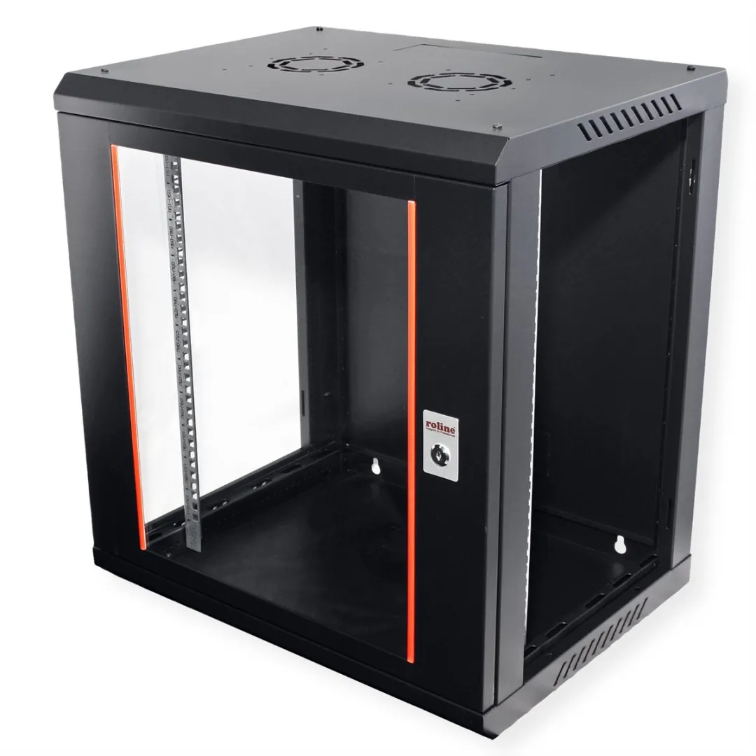 Roline 19" Wandbehuizing Basic Plus 12U - 600x450mm - Zwart