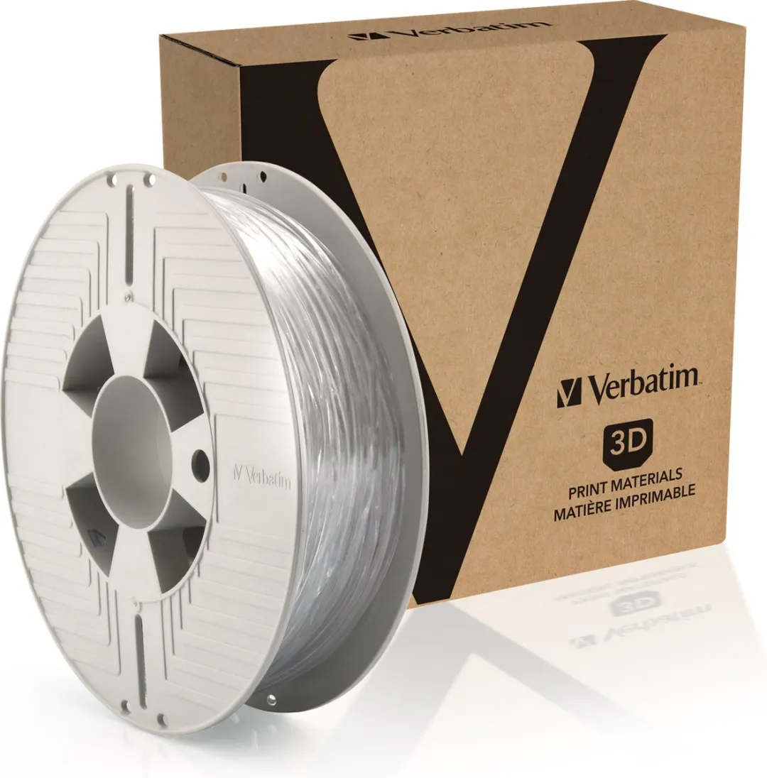 Verbatim 55154 Durabio 3D Printer Filament 2.85mm - 0.5Kg Transparant