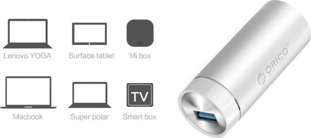 ORICO ORI-ARL-U3 USB3.0 naar Gigabit Ethernet Adapter - Zilver - afbeelding 6 van 6