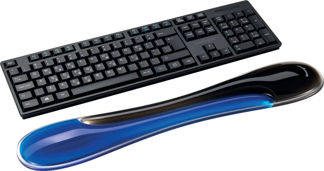 Kensington Slim Ergonomische Duo Gel Polssteun K62441WW - Blauw/Zwart