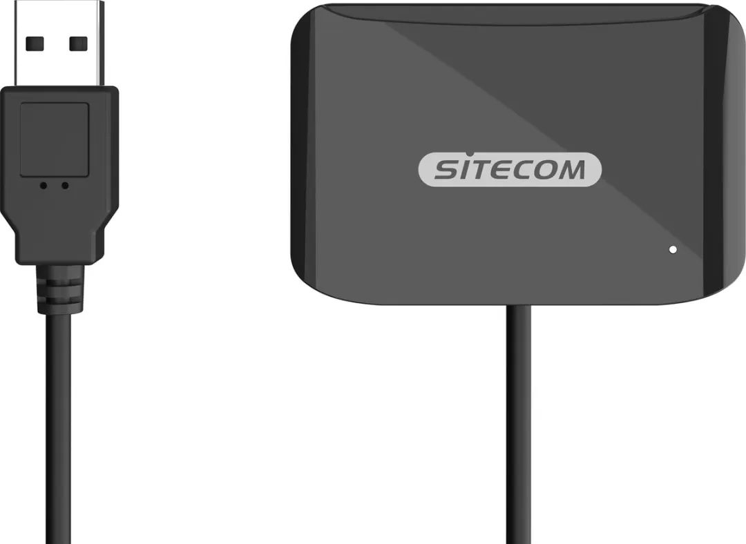 Sitecom MD-1001 USB ID Card Reader - Zwart