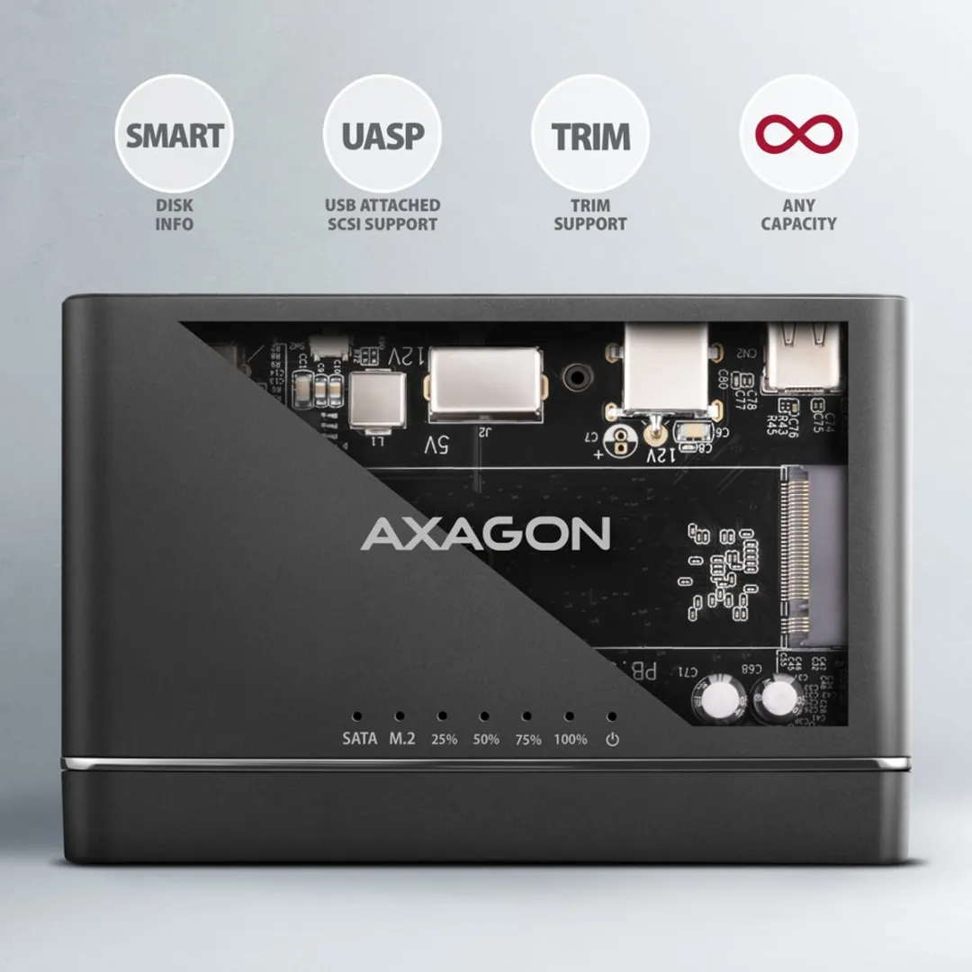 Axagon ADSA-CC USB-C 3.2 Gen 2 Dockingstation