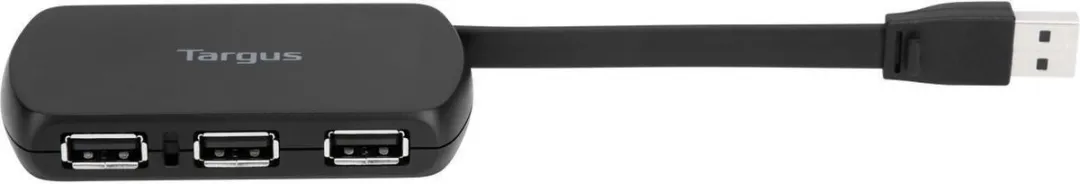 Targus ACH114EU USB 2.0 Hub - 4 Poorten - Zwart
