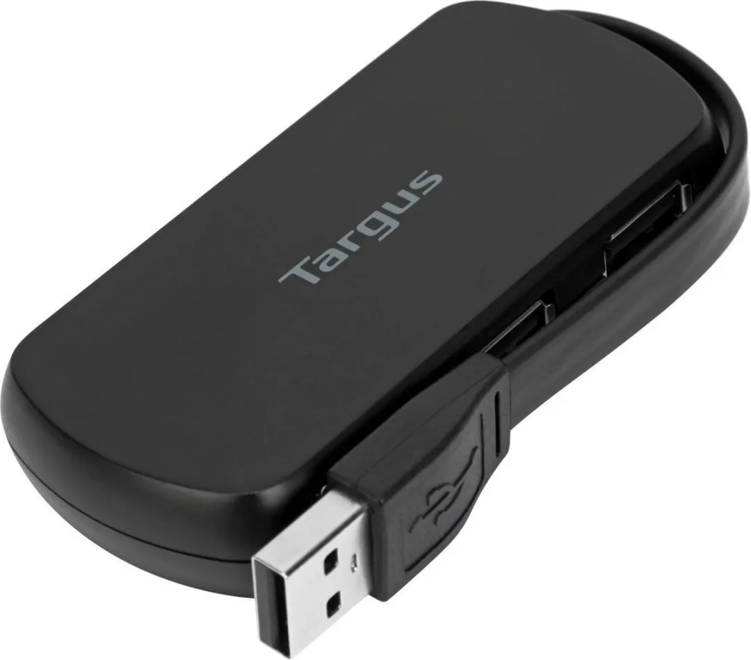 Targus ACH114EU USB 2.0 Hub - 4 Poorten - Zwart