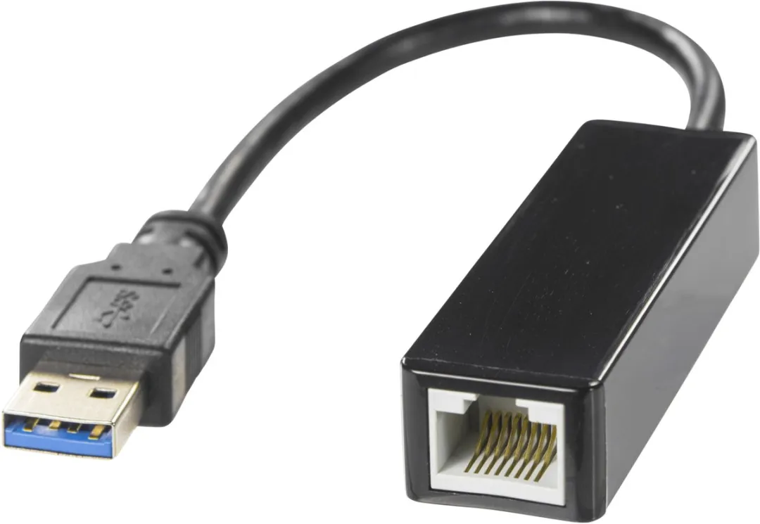 Deltaco USB3-GIGA5 USB 3.1 naar Gigabit Ethernet Adapter - Zwart - afbeelding 3 van 3