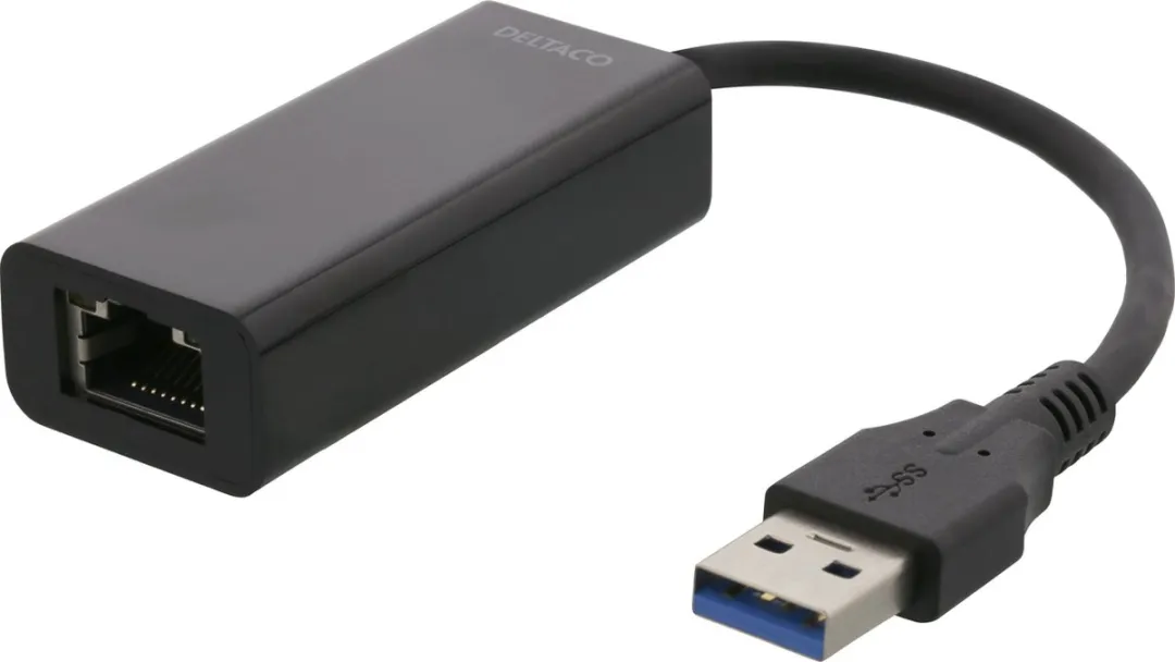 Deltaco USB3-GIGA5 USB 3.1 naar Gigabit Ethernet Adapter
