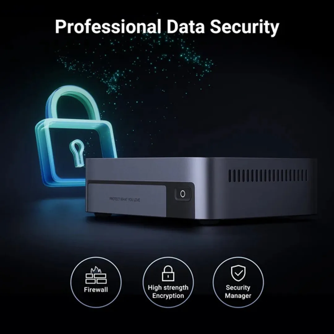 Ugreen NASync DXP480T Plus NAS - 4-Bay NVMe - 2,5 GbE - Grijs - afbeelding 6 van 6
