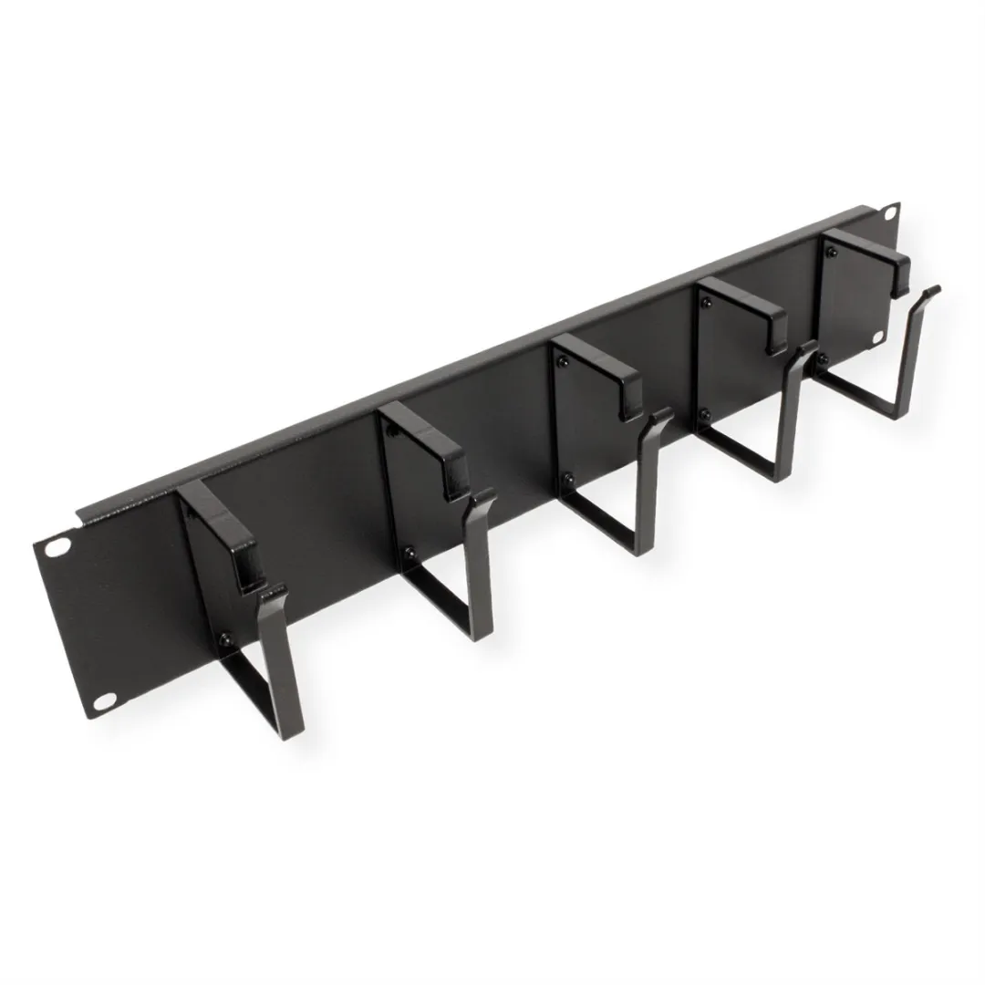 Roline 19-inch Rangeerpaneel 2U 85x60mm - Zwart - afbeelding 3 van 4