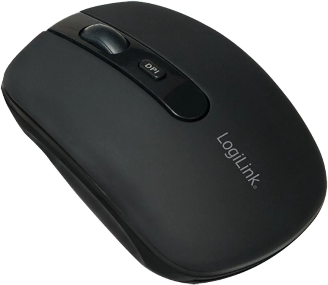 Logilink ID0078A Bluetooth Muis - 1600 DPI - Zwart
