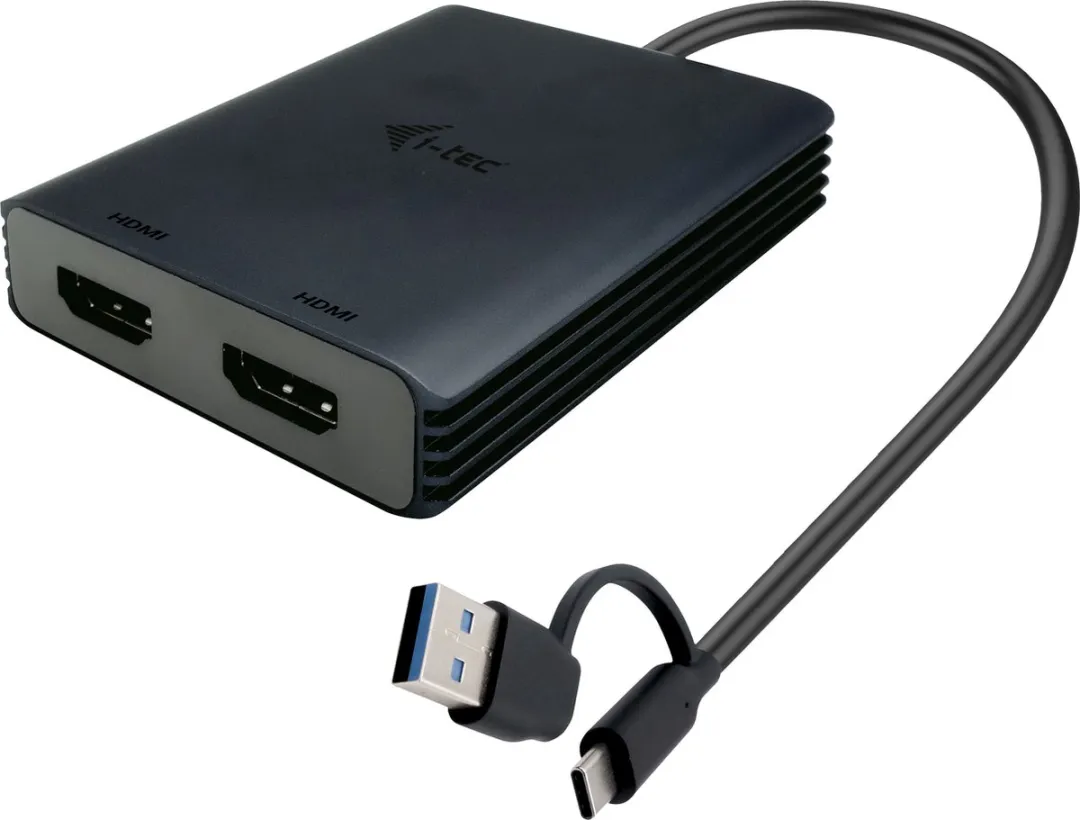 I-tec CADUAL4KHDMI USB-A/USB-C HDMI Adapter