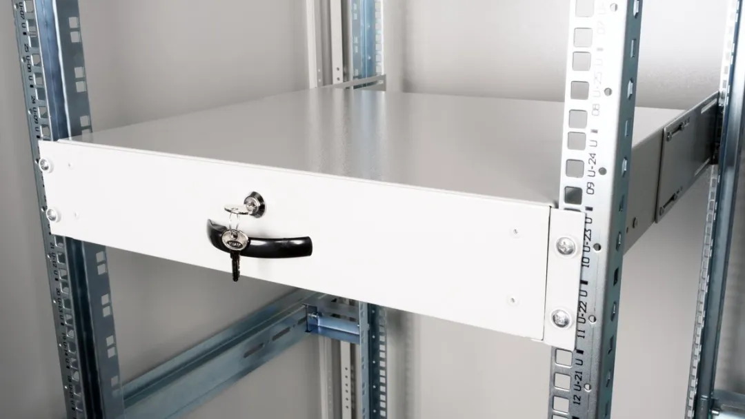 Roline 19-inch Toetsenbordlade 2U 400mm - Grijs - afbeelding 3 van 6