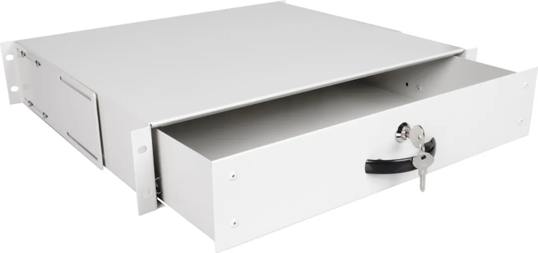 Roline 19-inch Toetsenbordlade 2U 400mm - Grijs - afbeelding 5 van 6