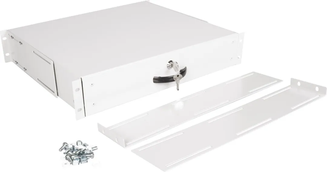 Roline 19-inch Toetsenbordlade 2U 400mm - Grijs - afbeelding 4 van 6