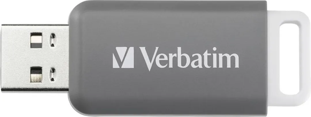 Verbatim V DataBar USB-stick 128GB Grijs