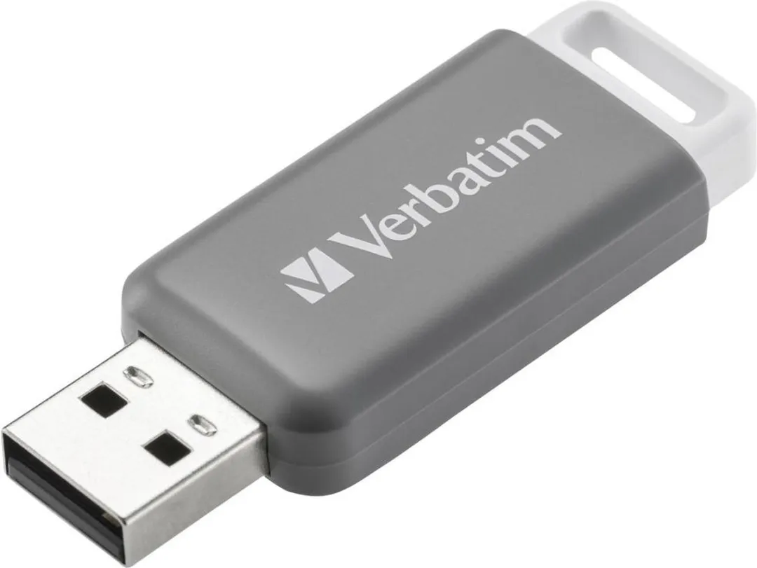 Verbatim V DataBar USB-stick 128GB Grijs