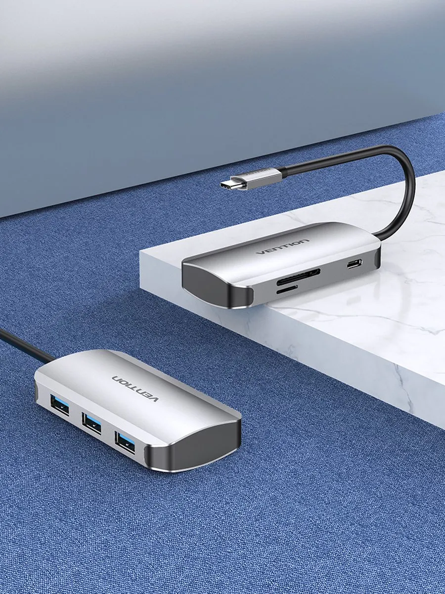 Vention USB Hub TNHHB Grijs