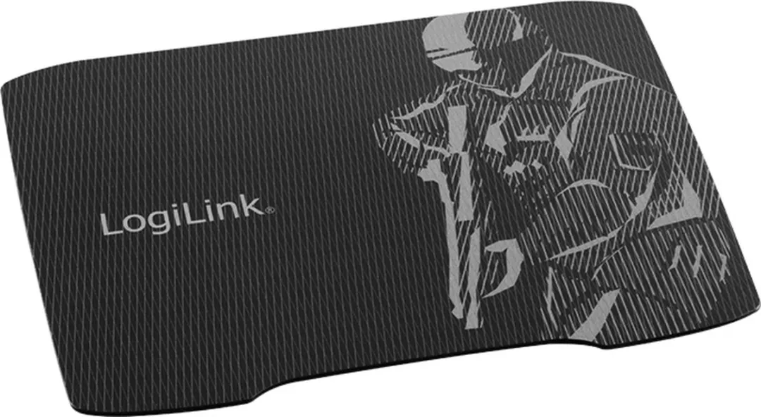 Logilink CarbonRace Game-muismat Zwart/Grijs