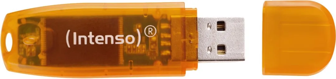 Intenso Rainbow Line 3502490 USB Stick - 64GB - Oranje - 3 Stuks