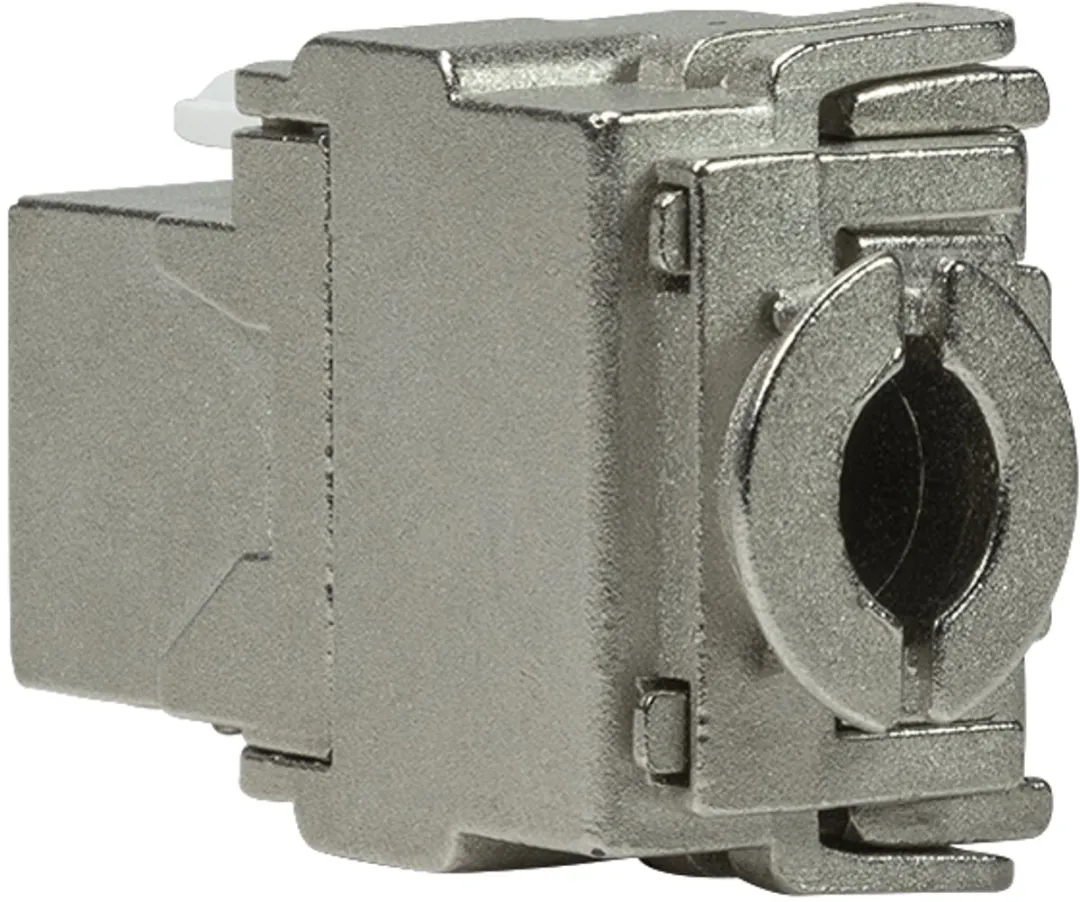Logilink NK4001 RJ45 Cat6A Keystone Jack - Grijs