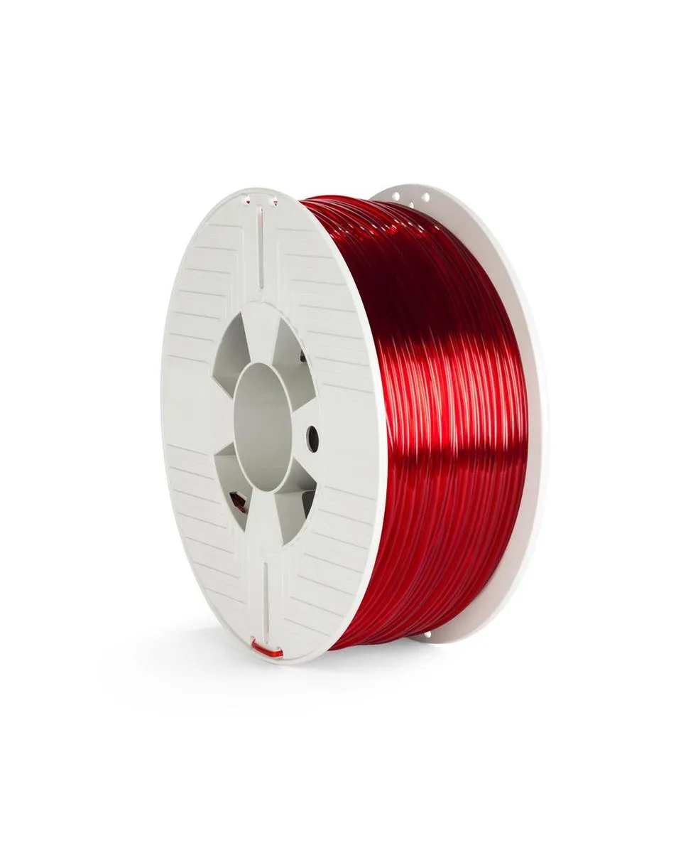 Verbatim 55062 PET-G 3D Printerfilament 2.85mm - 1Kg - Rood Transparant