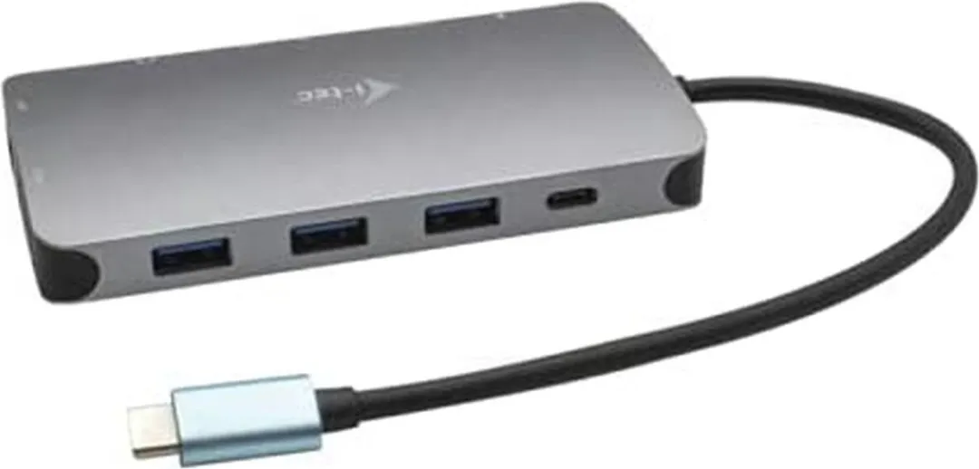 I-tec USB-C Metal Nano Dock C31NANOVGA112W - HDMI/VGA met LAN - 112W
