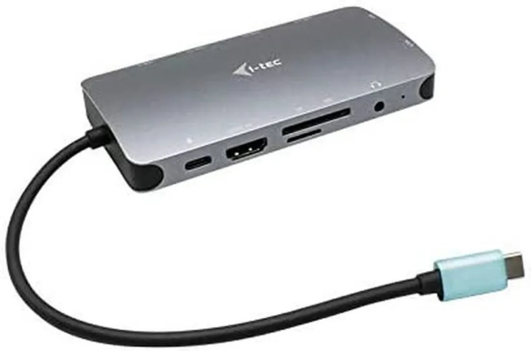 I-tec USB-C Metal Nano Dock C31NANOVGA112W - HDMI/VGA met LAN - 112W
