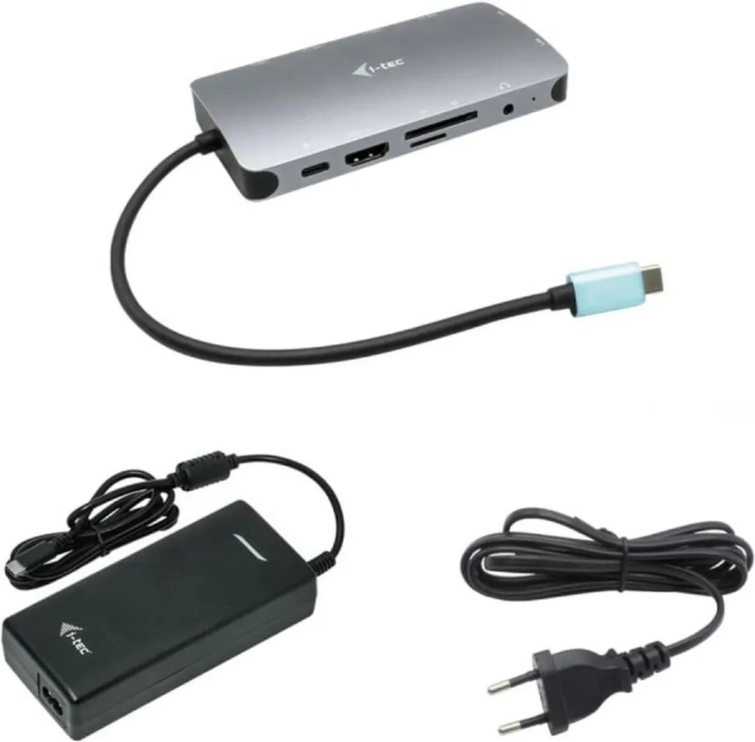 I-tec USB-C Metal Nano Dock C31NANOVGA112W - HDMI/VGA met LAN - 112W - afbeelding 6 van 6