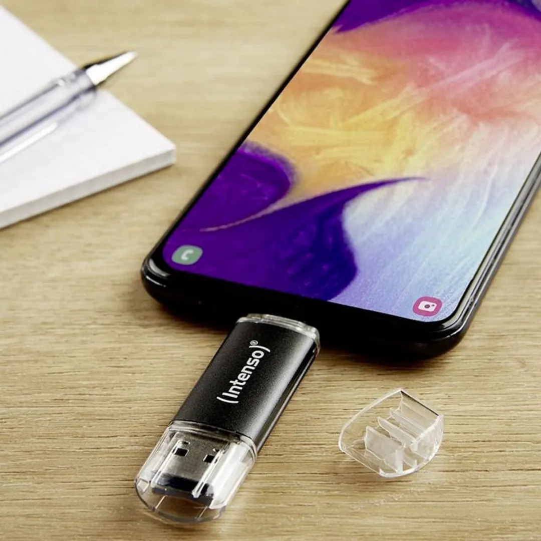 Intenso Twist Line 3539492 USB-stick 256GB - Antraciet