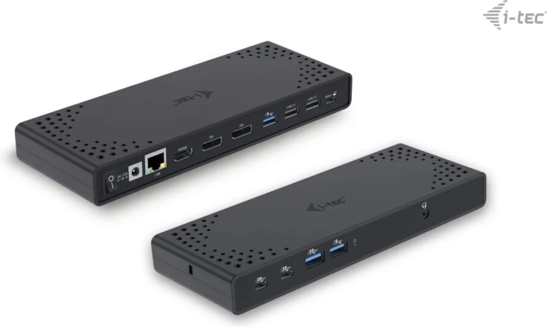 I-tec C31TRIPLE4KDOCKPD Thunderbolt Docking Station - 100W - 2x DisplayPort/HDMI/USB