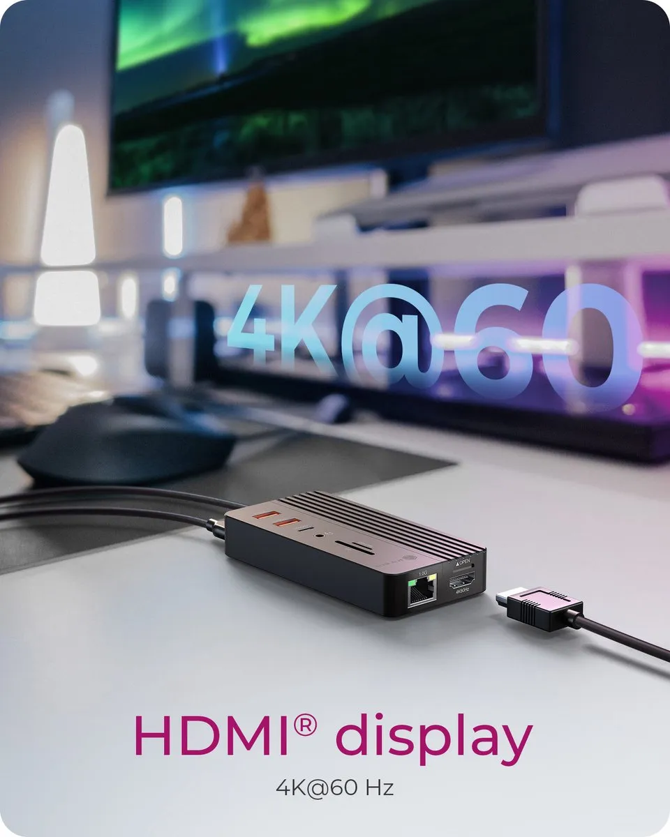 Icy Box IB-DK4072M-CU31 M.2 SSD-behuizing - USB 3.2 Gen 2 - Zwart