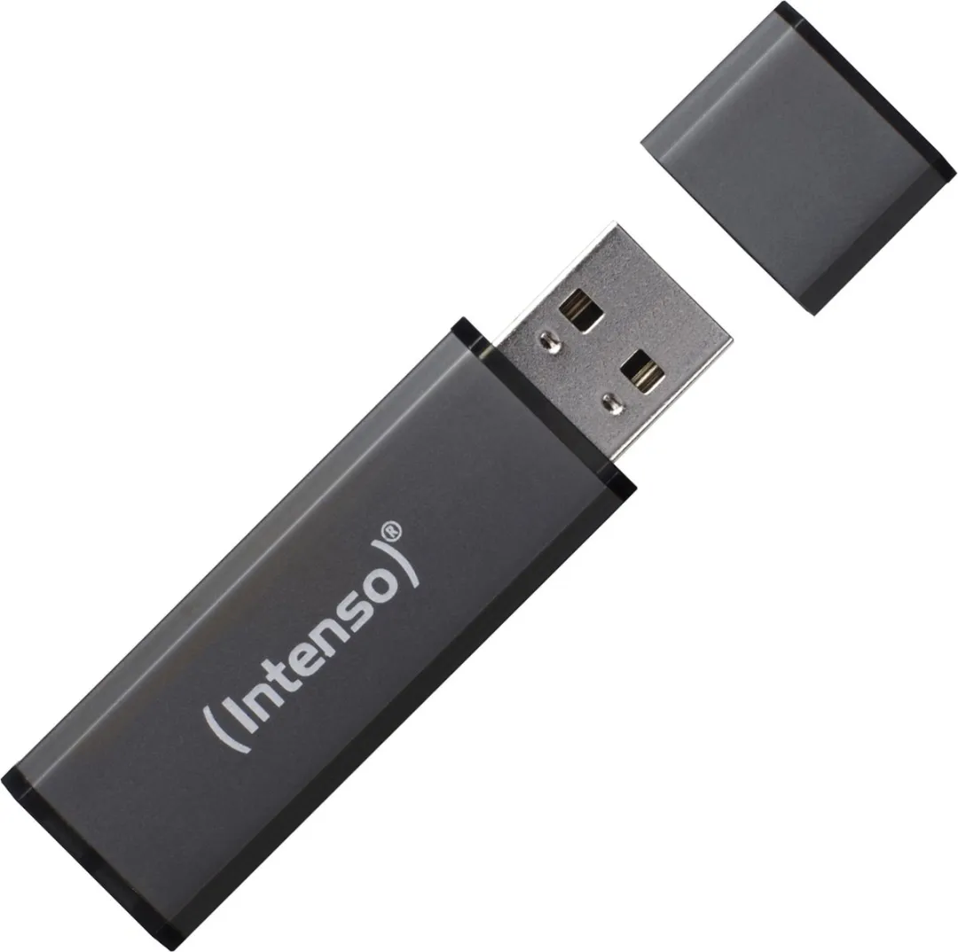 Intenso Alu Line USB-stick 16GB - Antraciet
