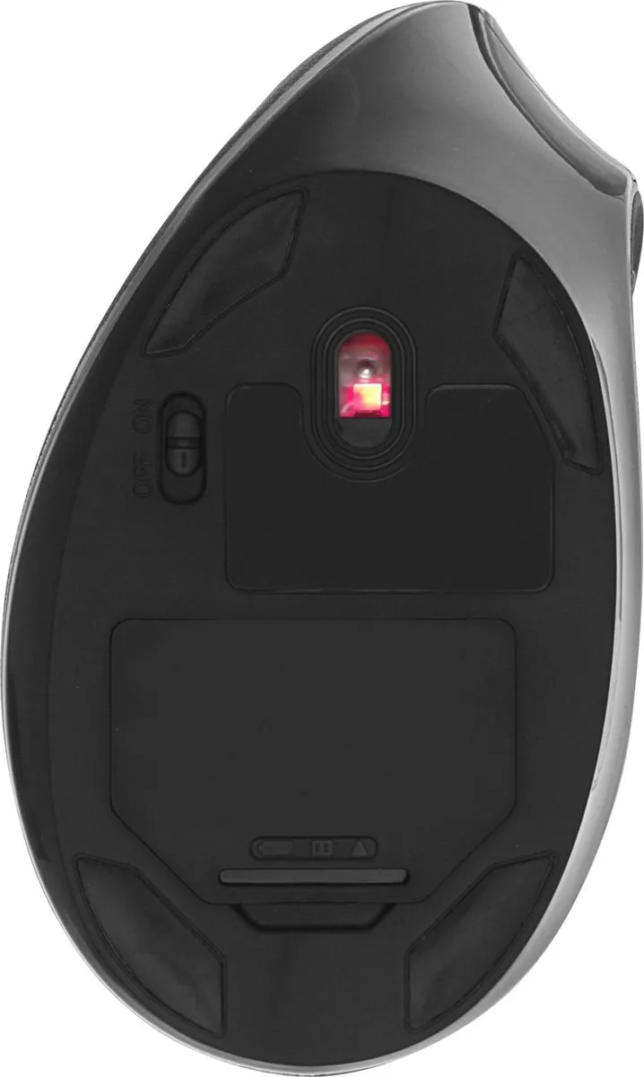 Deltaco DELO-0320 Draadloze Ergonomische Muis - Zwart