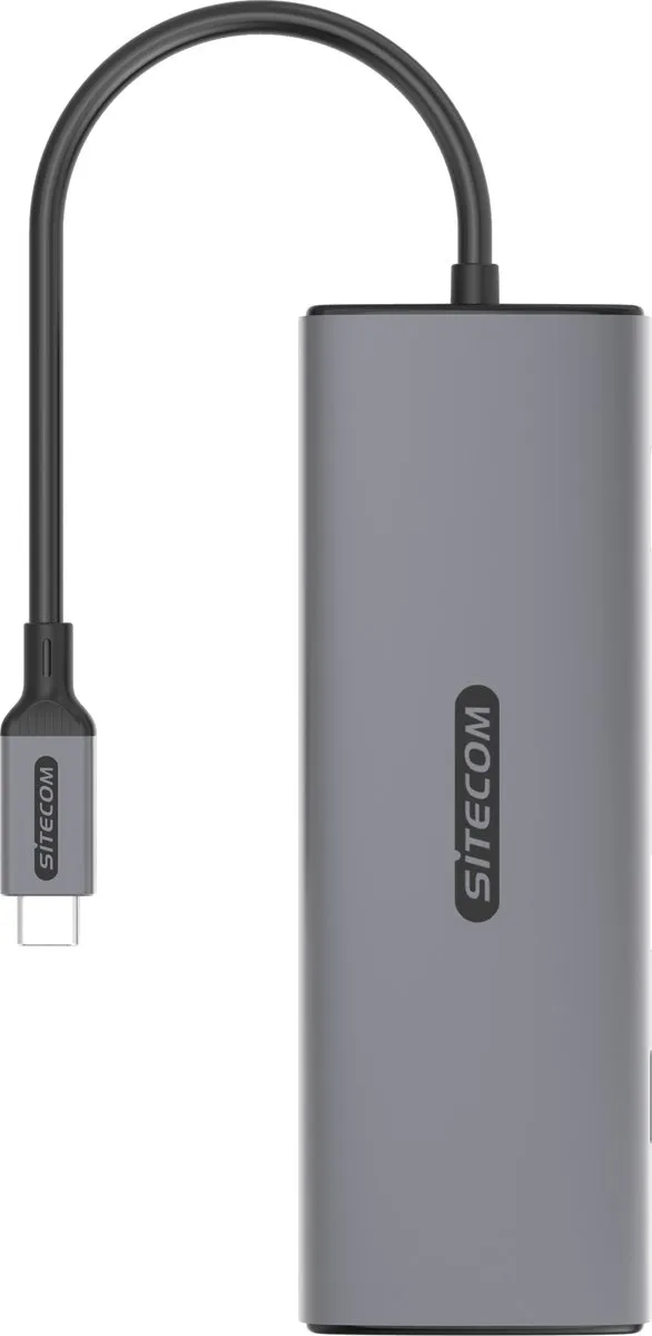 Sitecom CN-5603 6-in-1 USB-C Multiport Hub - Zilver